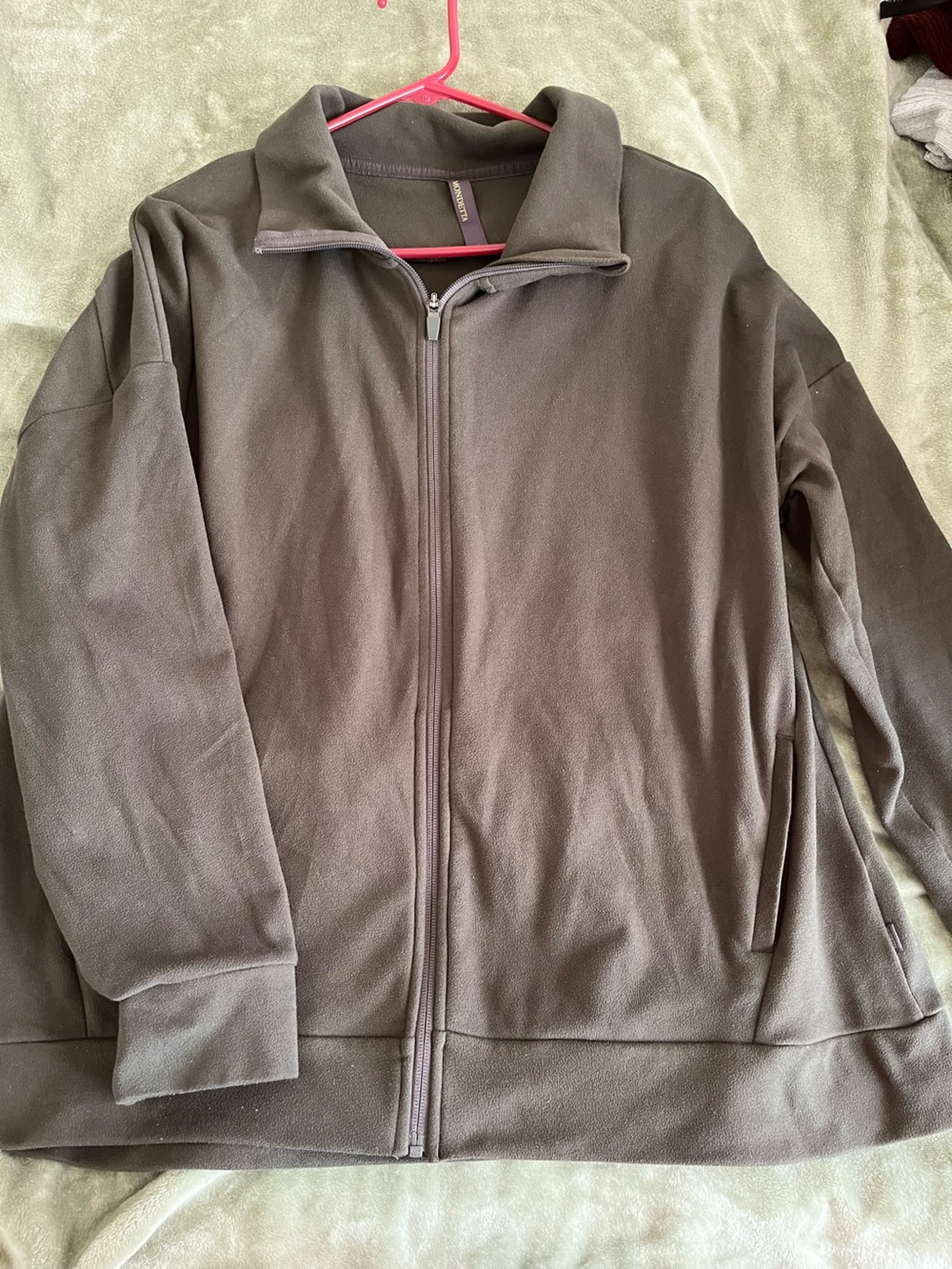 Mondetta Olive Green Full-Zip Jacket